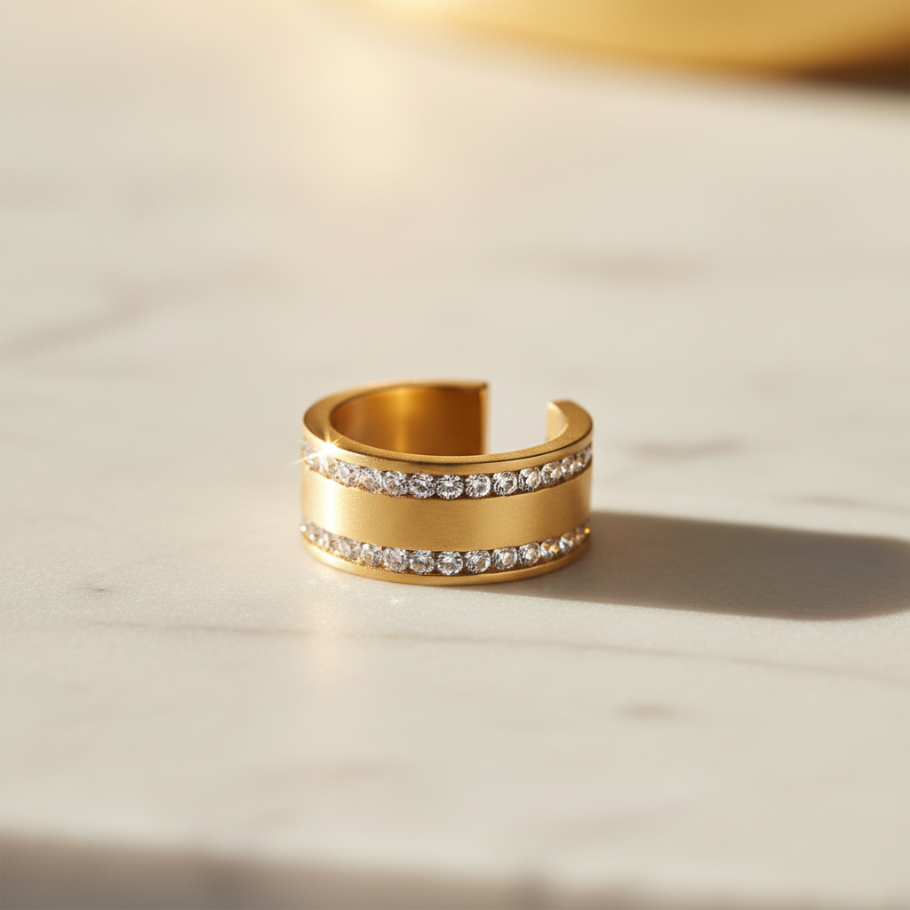 Erin EarCuff marble